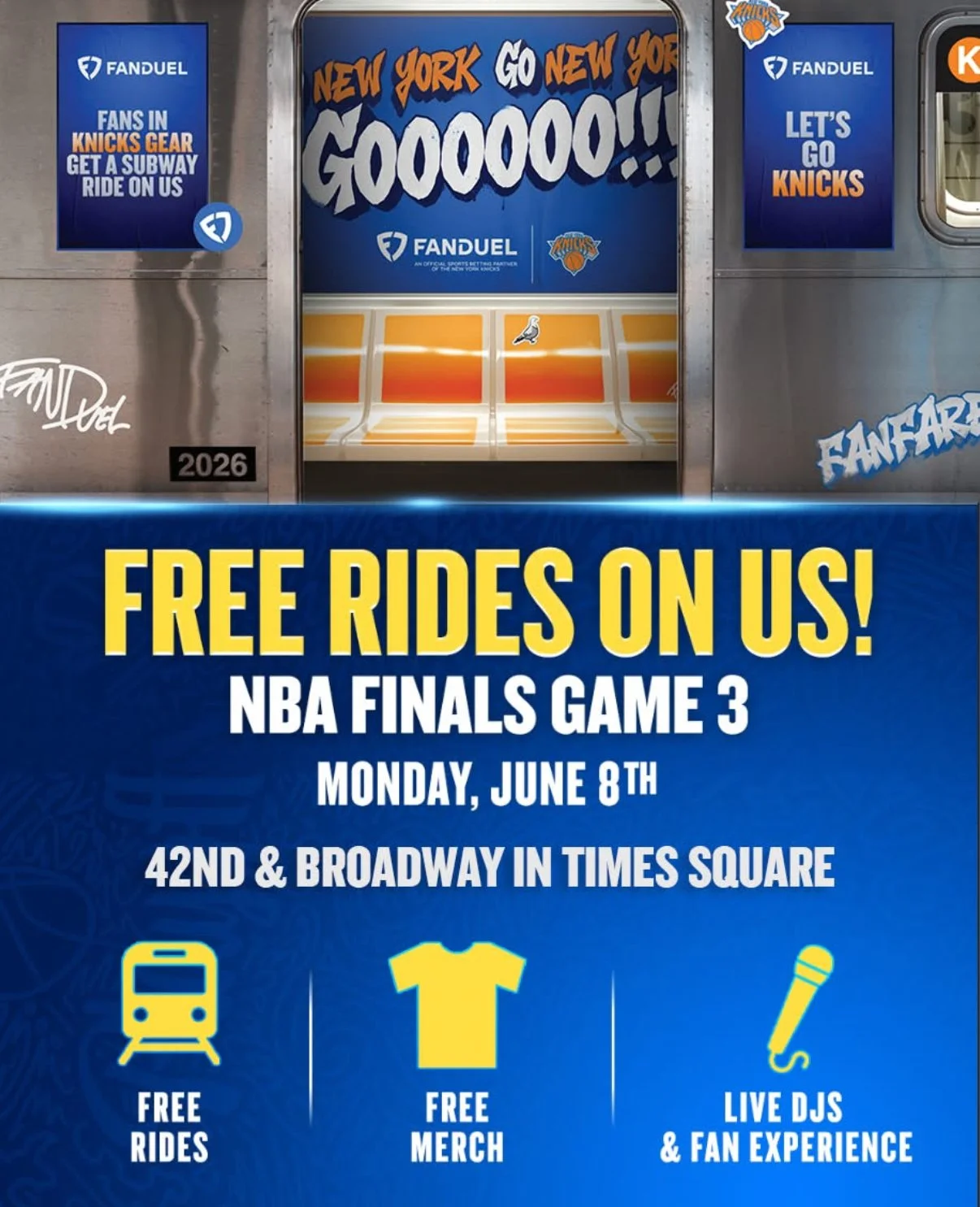 Celebrate the Knicks with FanDuel