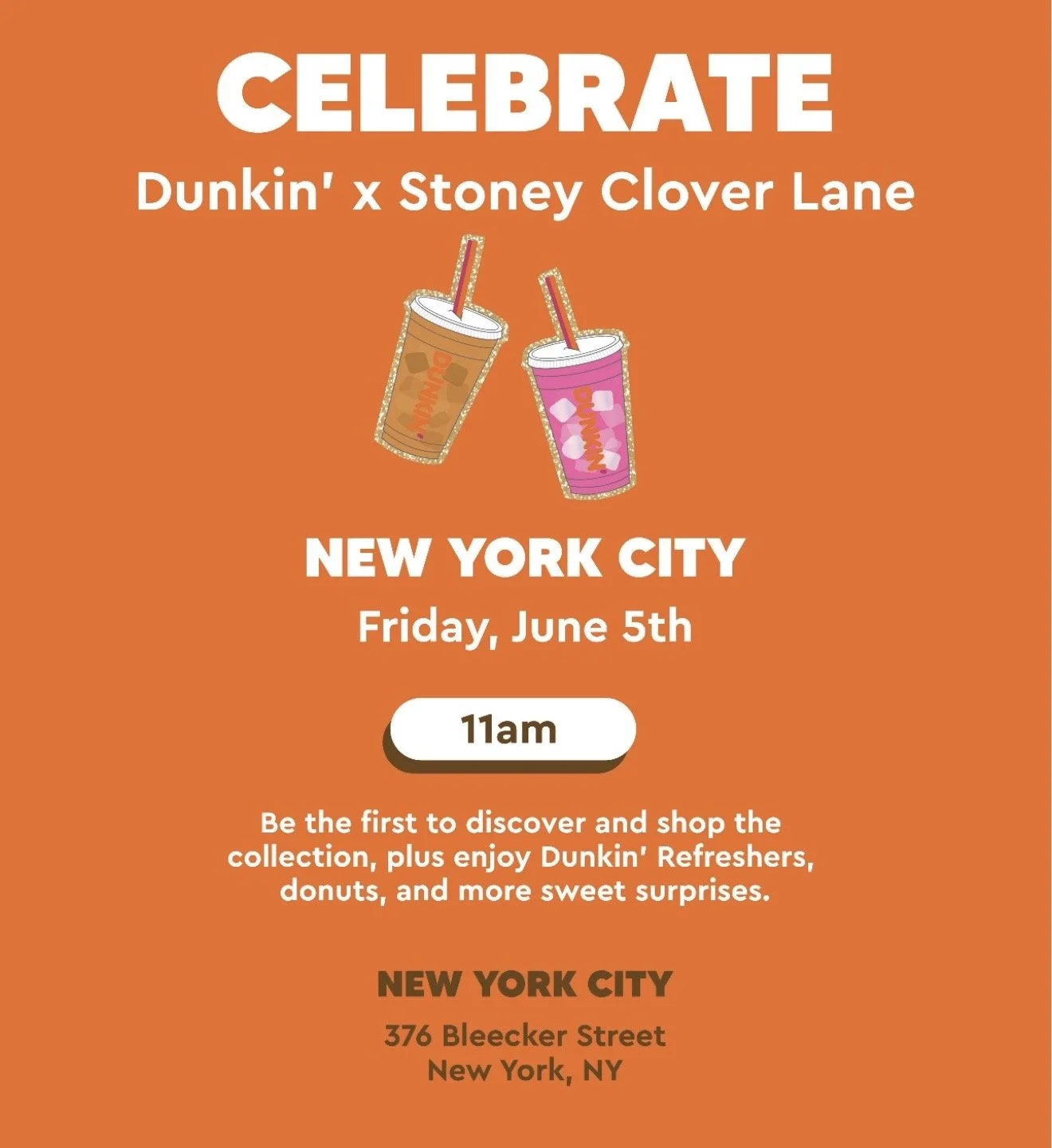 National Donut Day with Stoney Clover Lane x Dunkin'