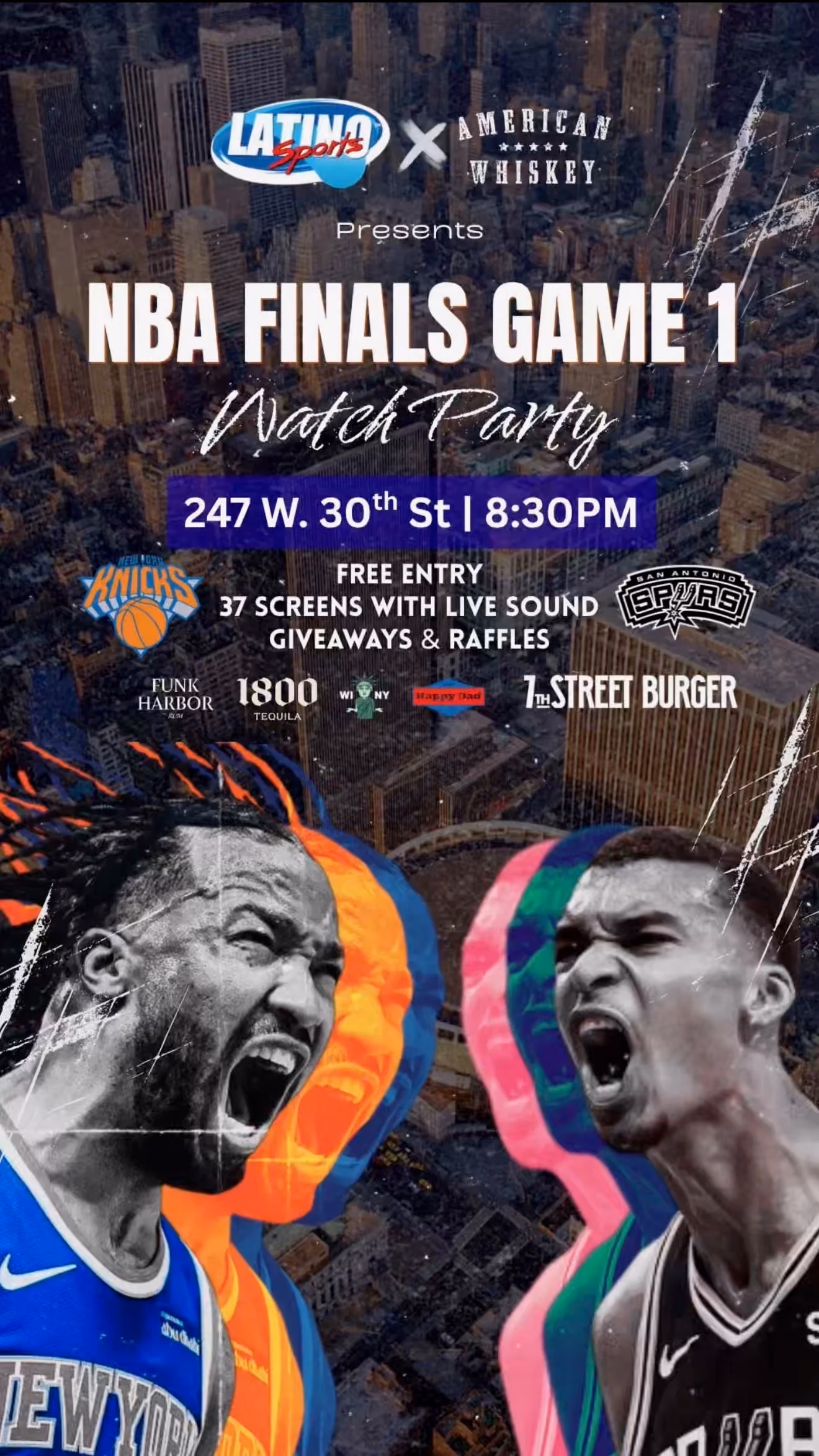 Knicks Watch Party at American Whiskey