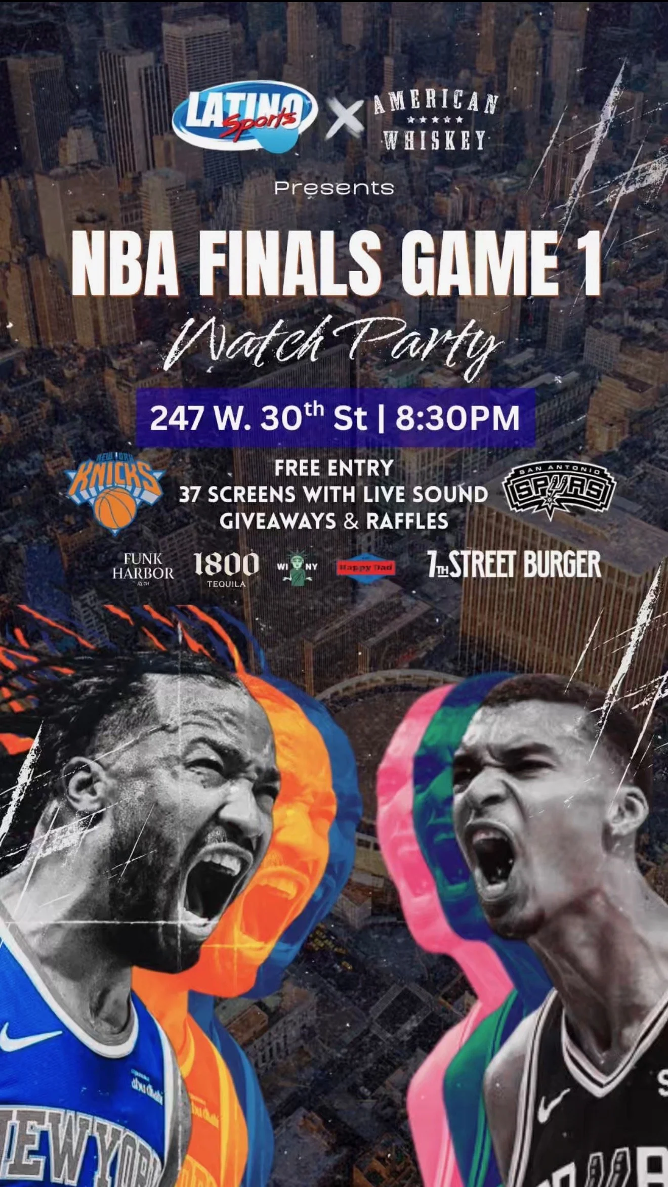 Knicks Watch Party at American Whiskey