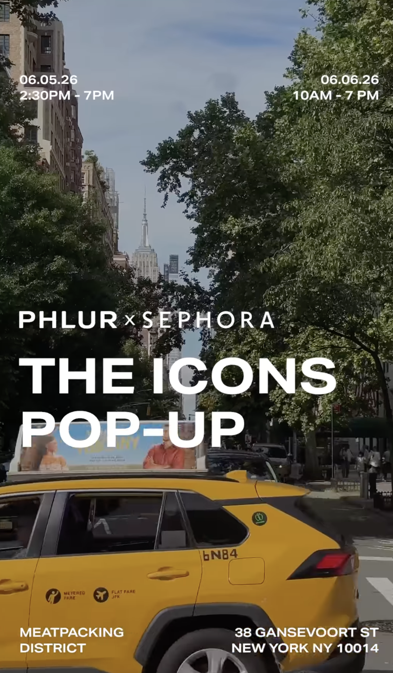 The Icons Pop-Up with Phlur & Sephora