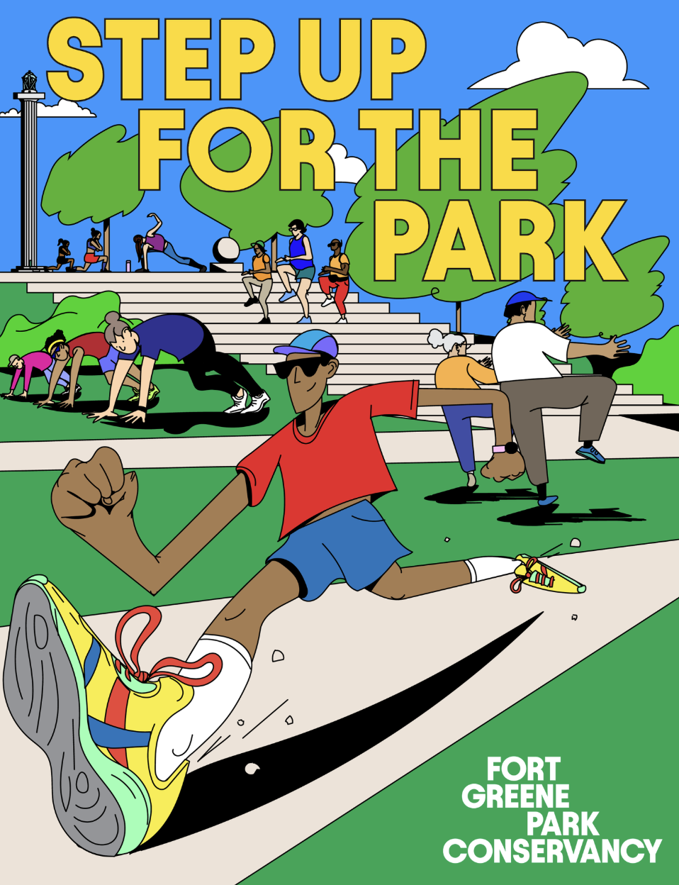 Step Up for the Park Fitness Event