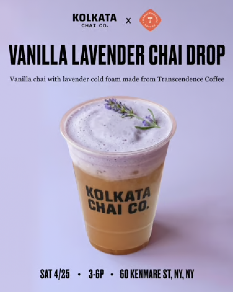 Kolkata Vanilla Lavender Chai Drop