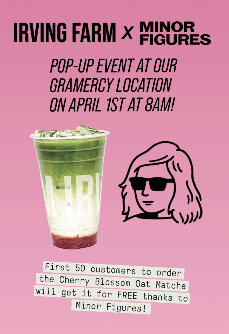 Irving Farm x Minor Figures Pop-Up