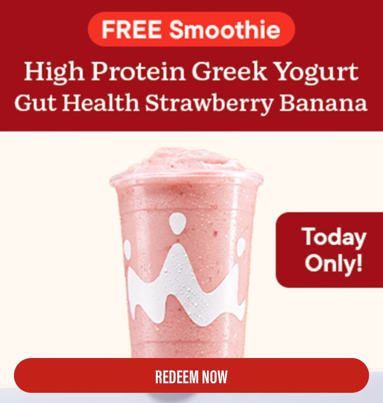 Smoothie King Free Greek Yogurt Smoothie