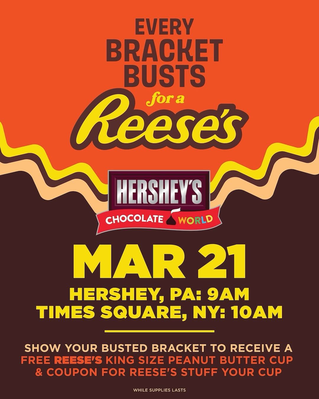 Every Bracket Busts for a Reese's