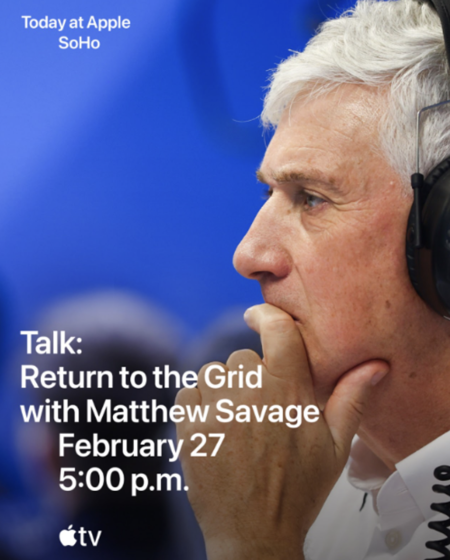 Apple F1 Talk: Return to the Grid with Matthew Savage