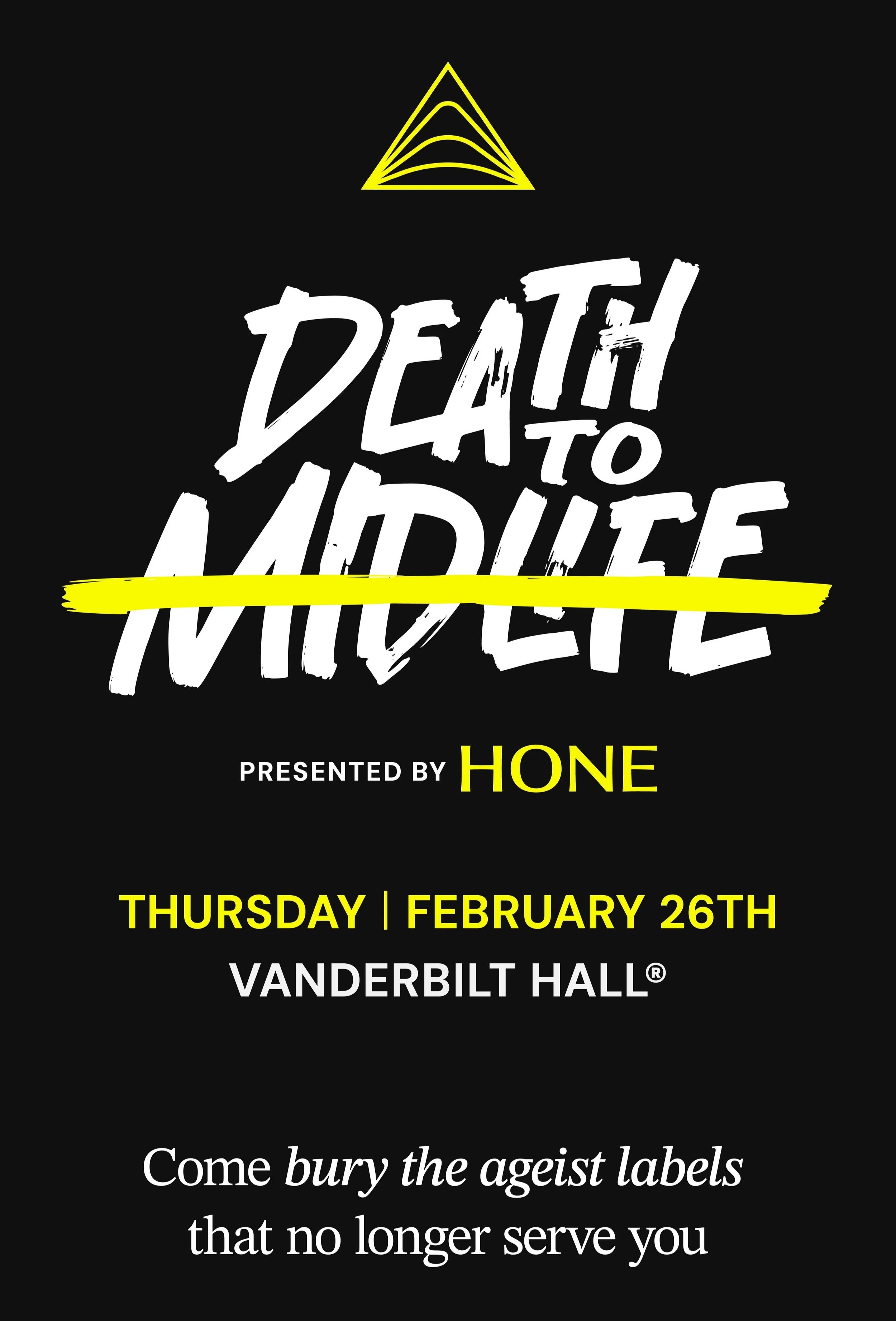 Death To Midlife by Hone
