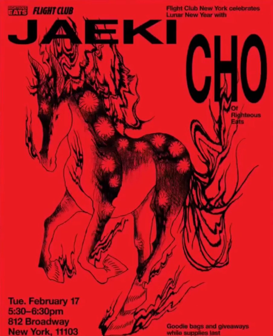 Flight Club X Jaeki Cho Lunar New Year Celebration