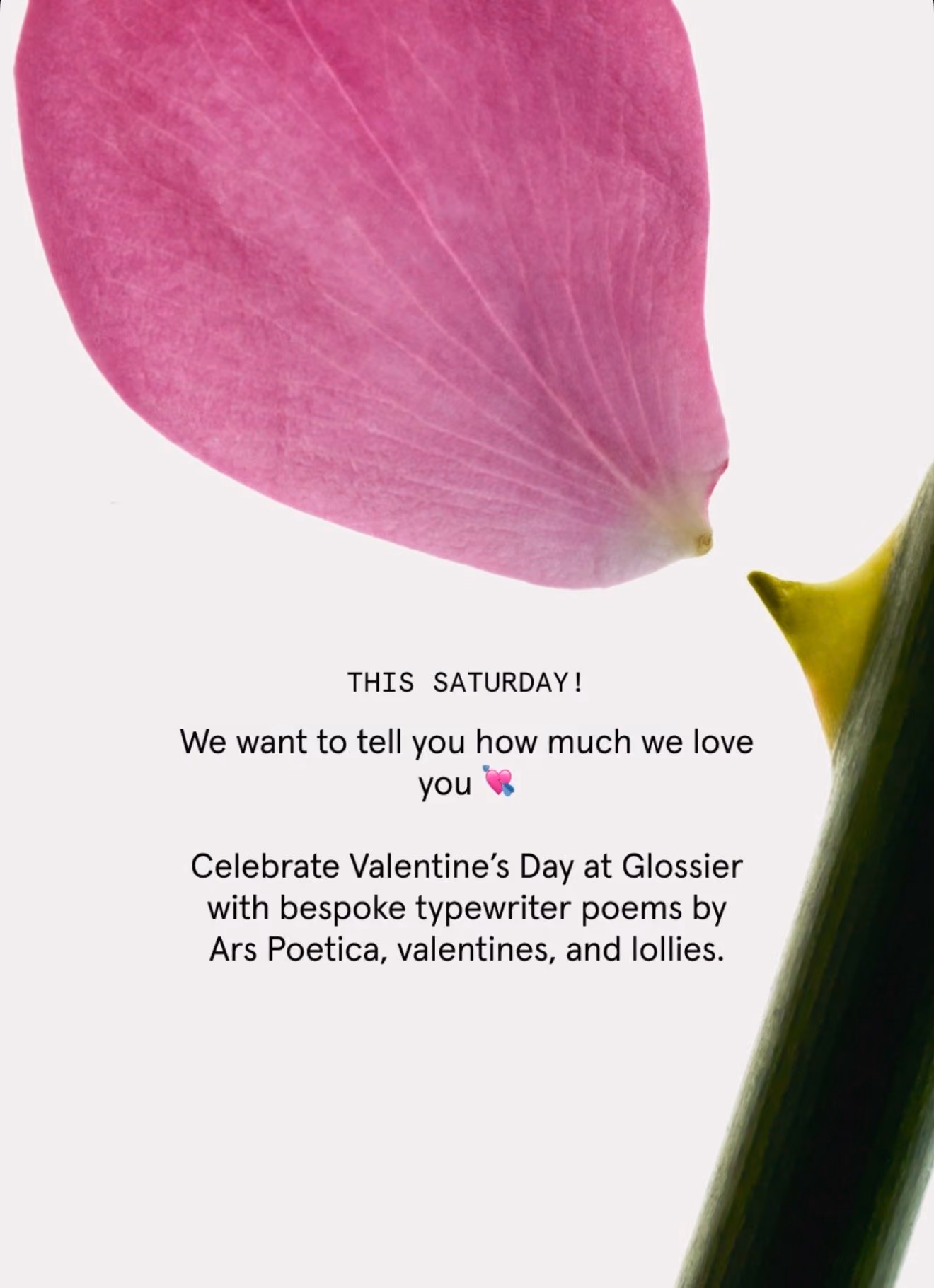 Glossier Valentine's Day