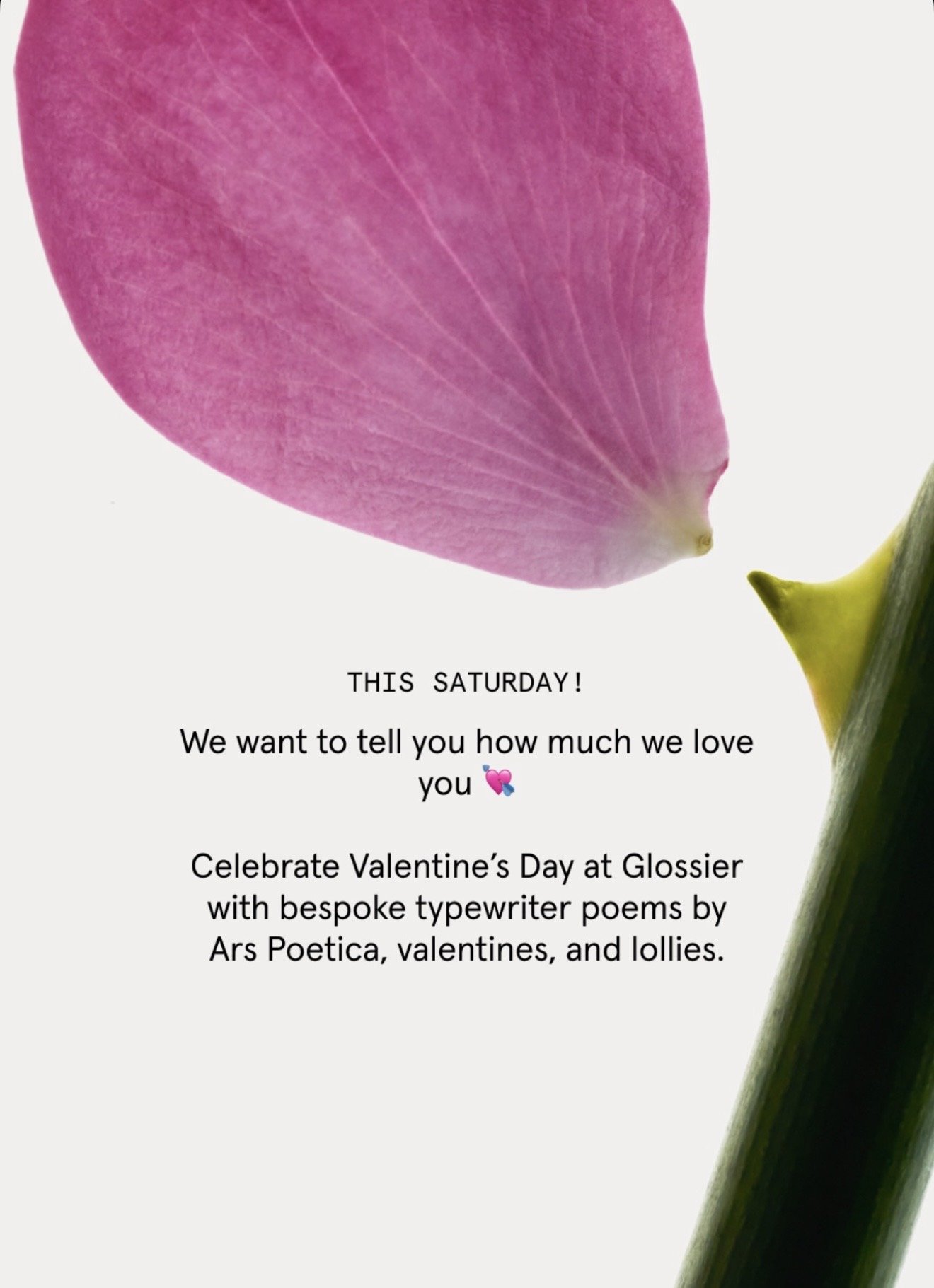 Glossier Valentine's Day