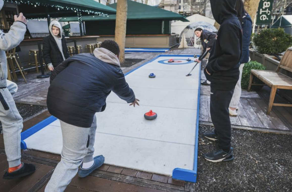 Curling at Bryant Park