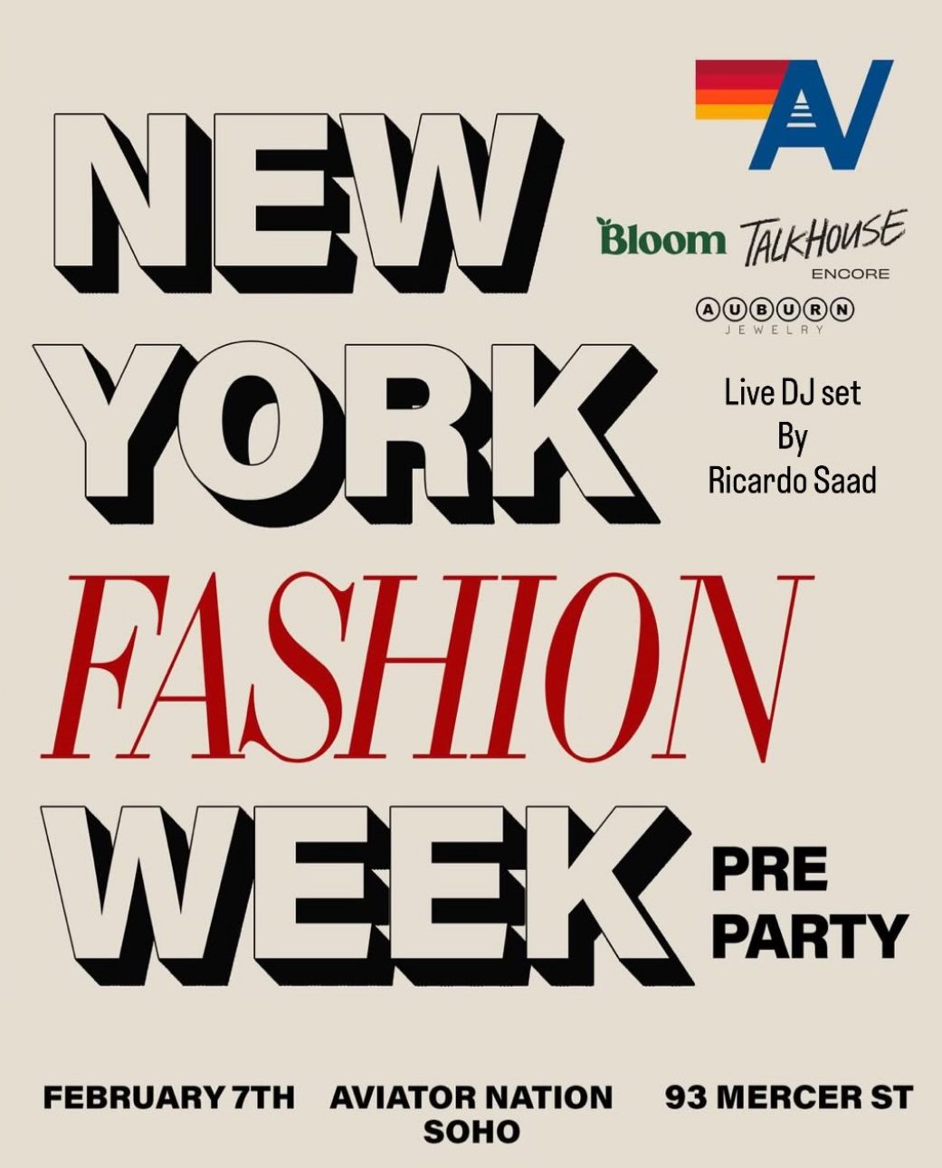 Aviator Nation NYFW Pre Party