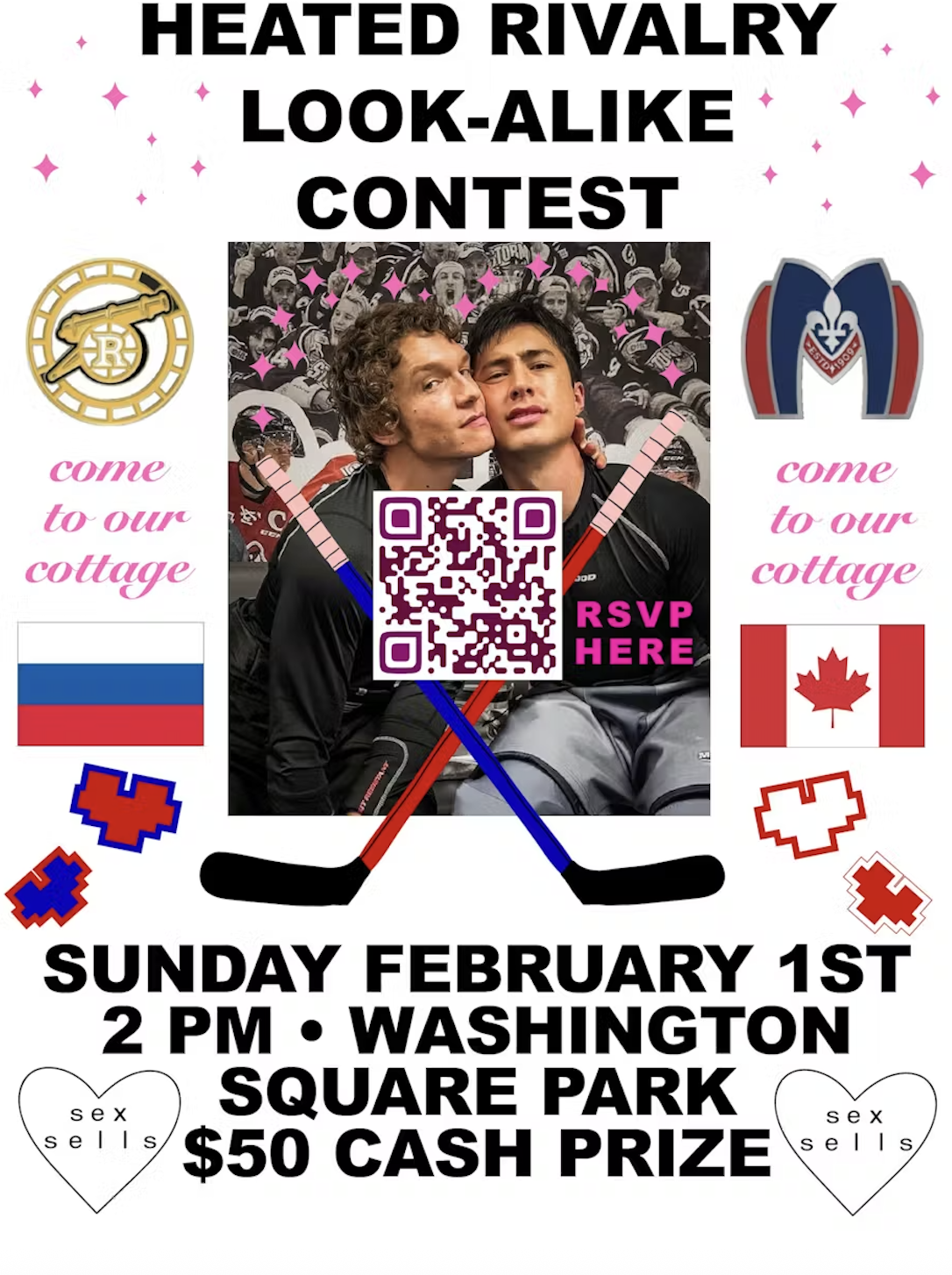 Heated Rivalry Look Alike Contest