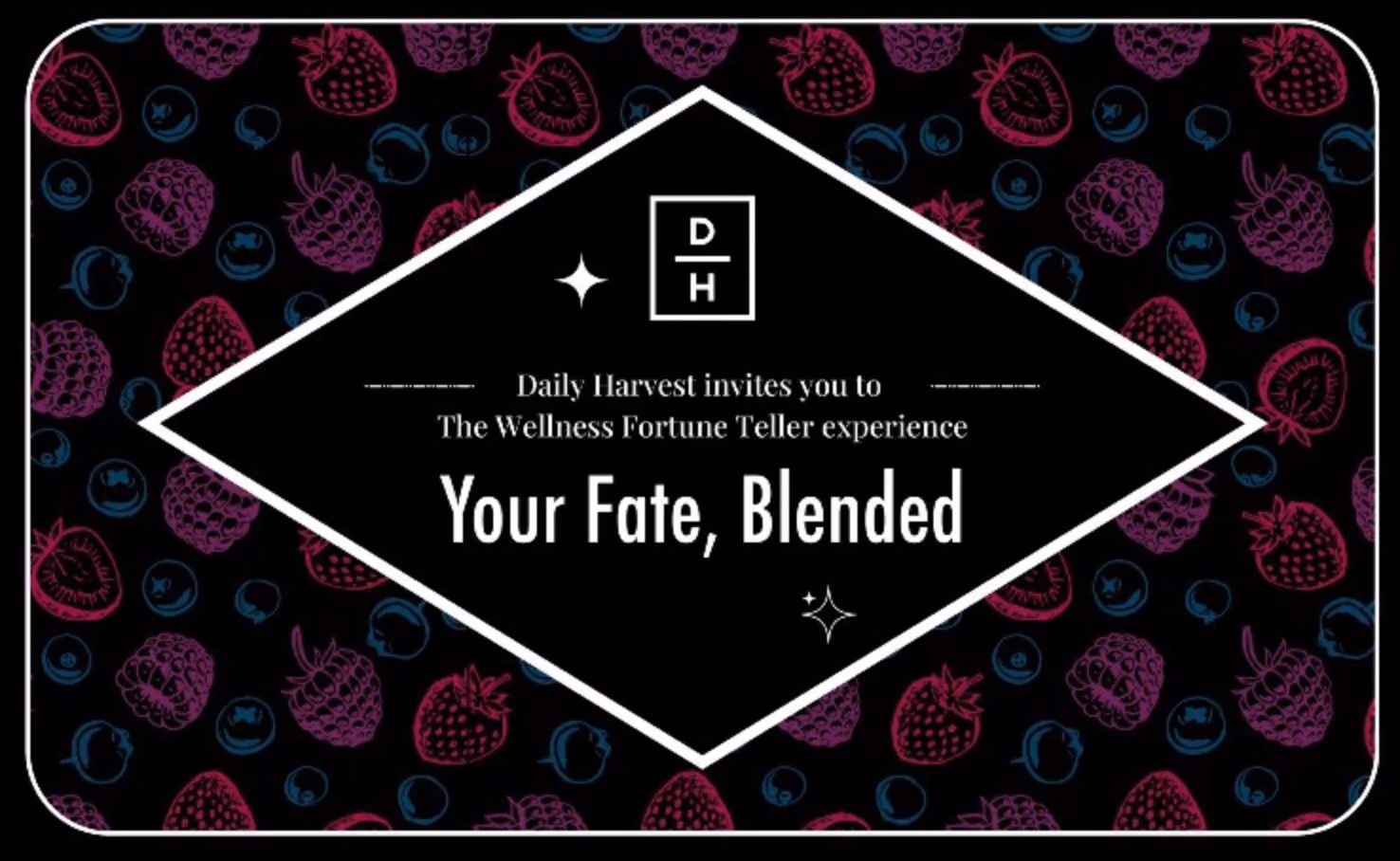 Daily Harvest Wellness Fortune Teller Pop-Up