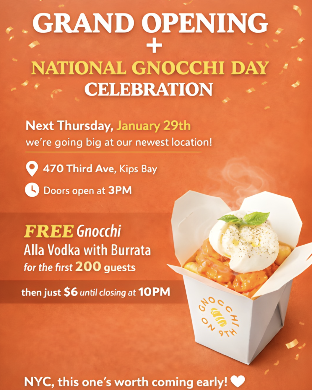 National Gnocchi Day Celebration