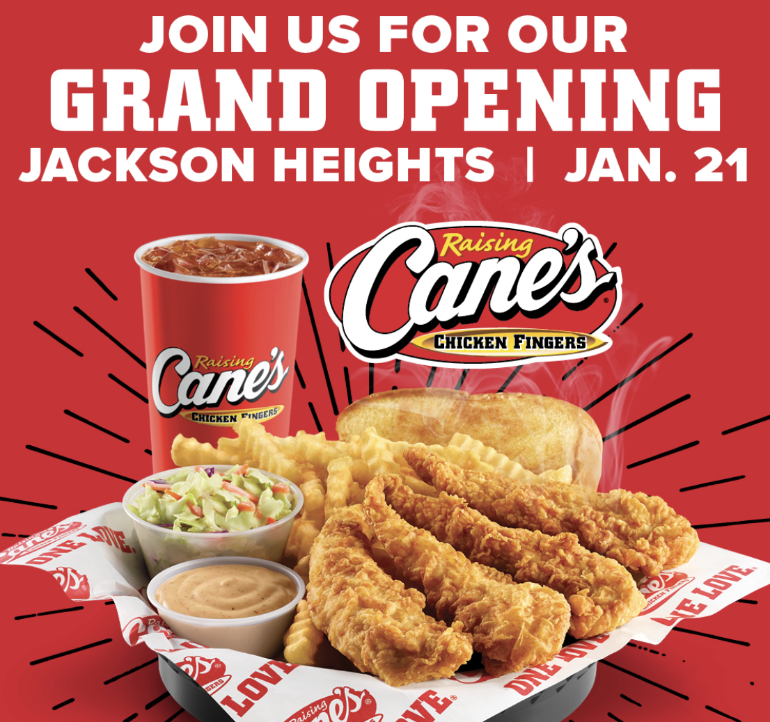 Raising Cane's Jackson Heights Grand Opening