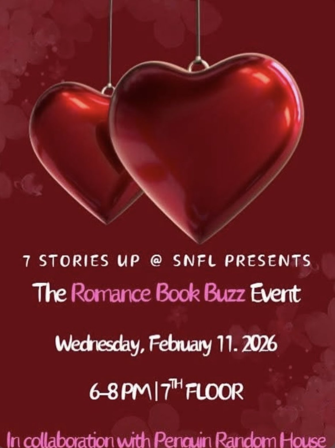 SNFL 7 Stories Up | Book Buzz: Romance Edition