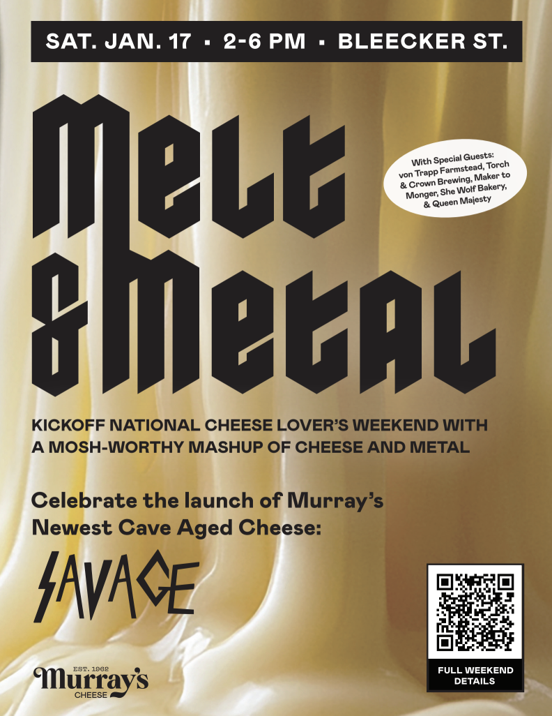 Murray’s National Cheese Lover's Event: Melt & Metal