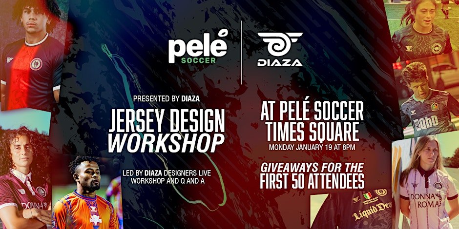 Pelé Soccer ‘From Concept to Kit’ Jersey Design Workshop