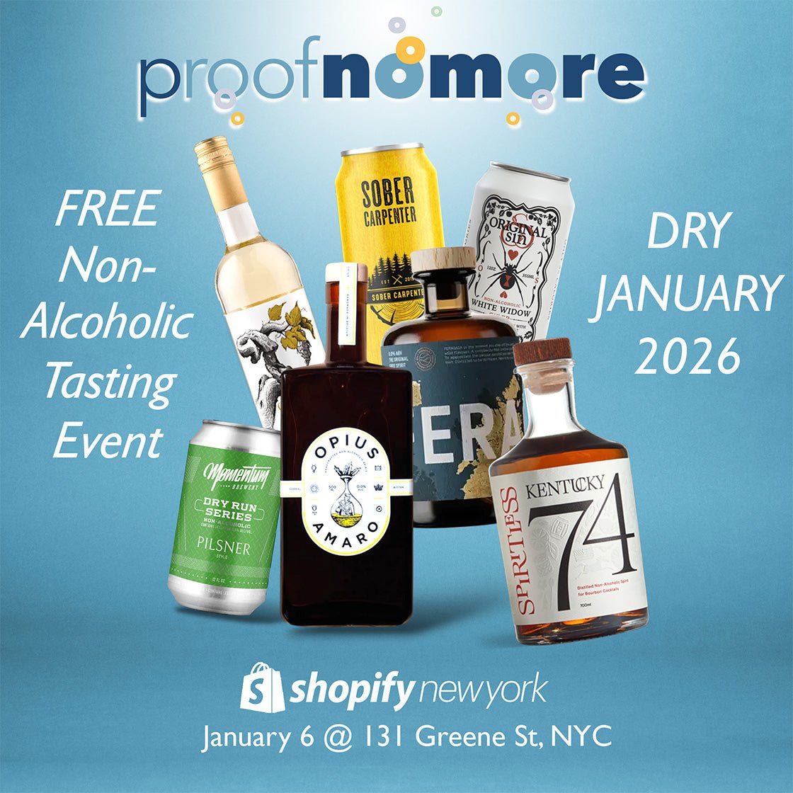 Proof No More 2nd Annual Non-Alcoholic Tasting Celebration