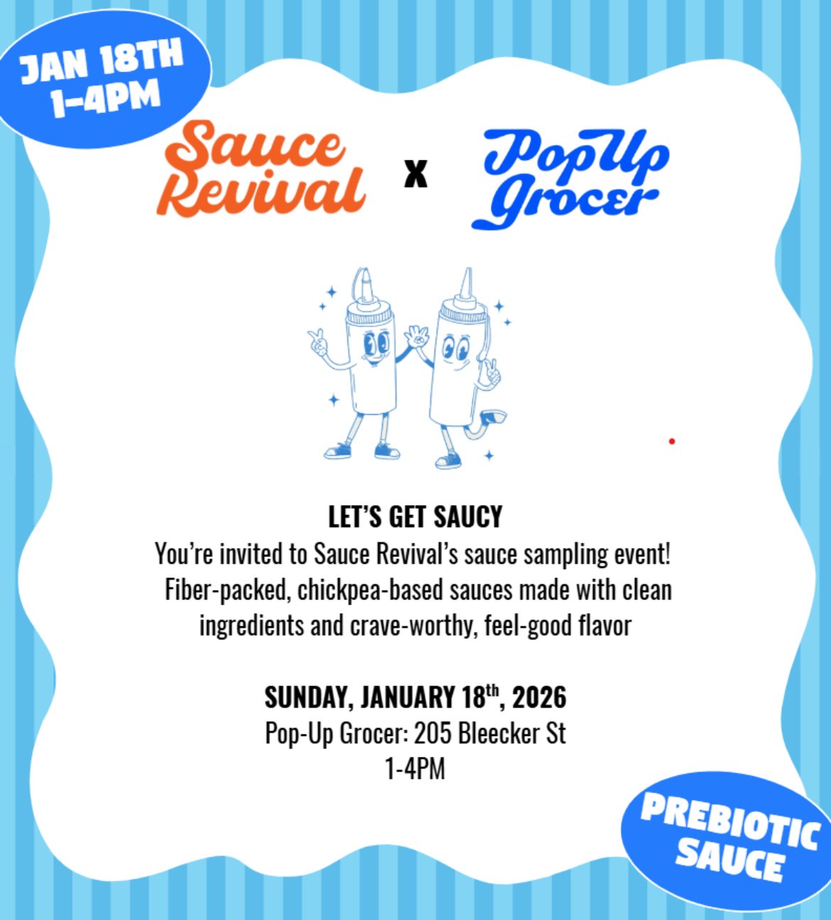 Sauce Revival x Pop Up Grocer