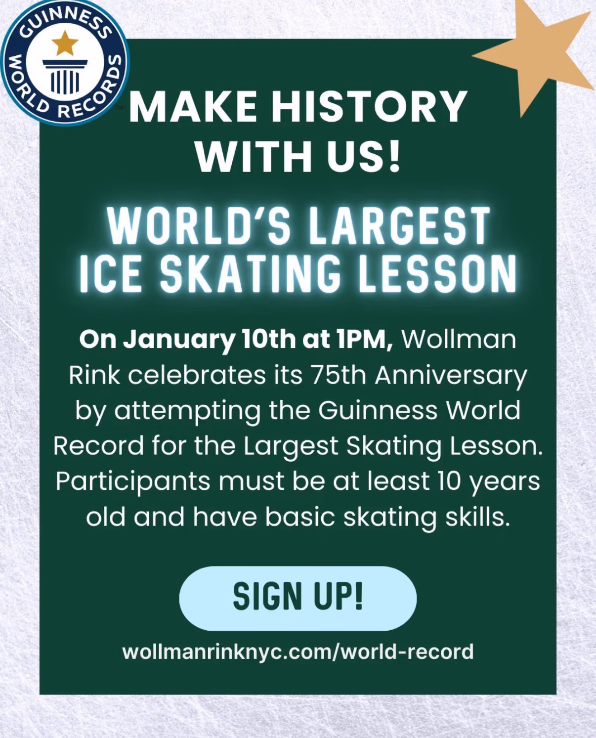 [POSTPONED] World's Largest Ice Skating Lesson
