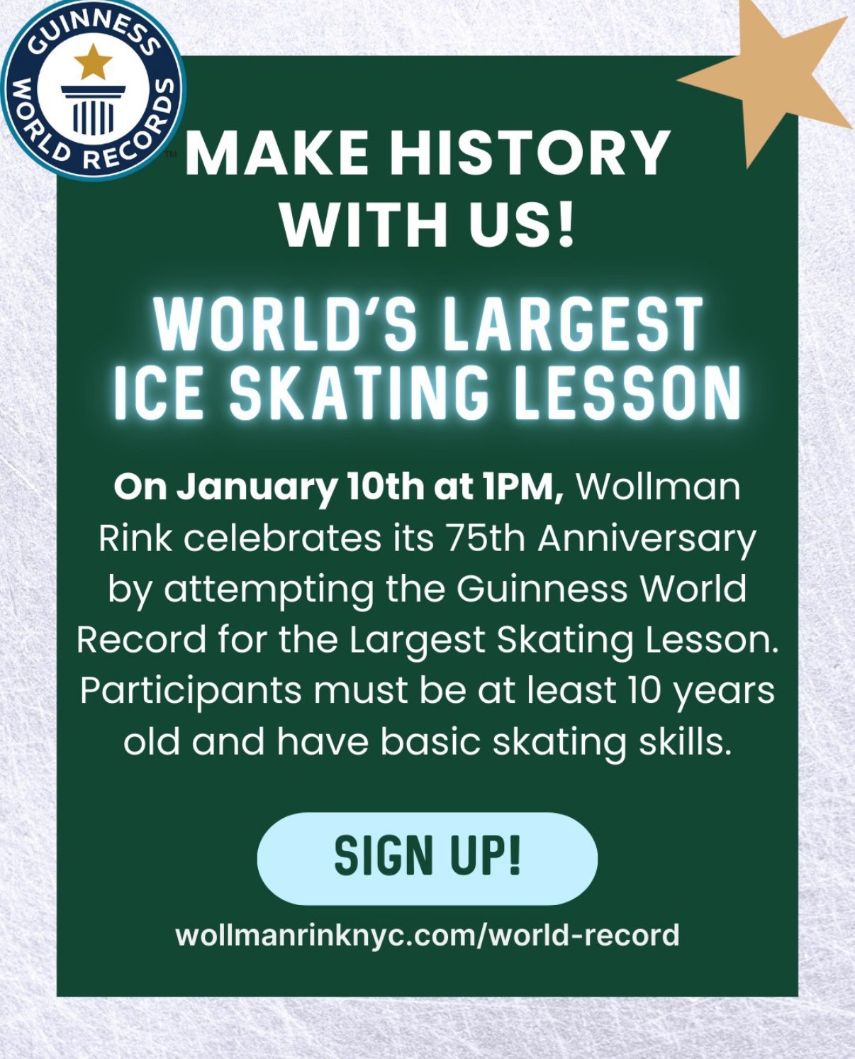 [POSTPONED] World's Largest Ice Skating Lesson