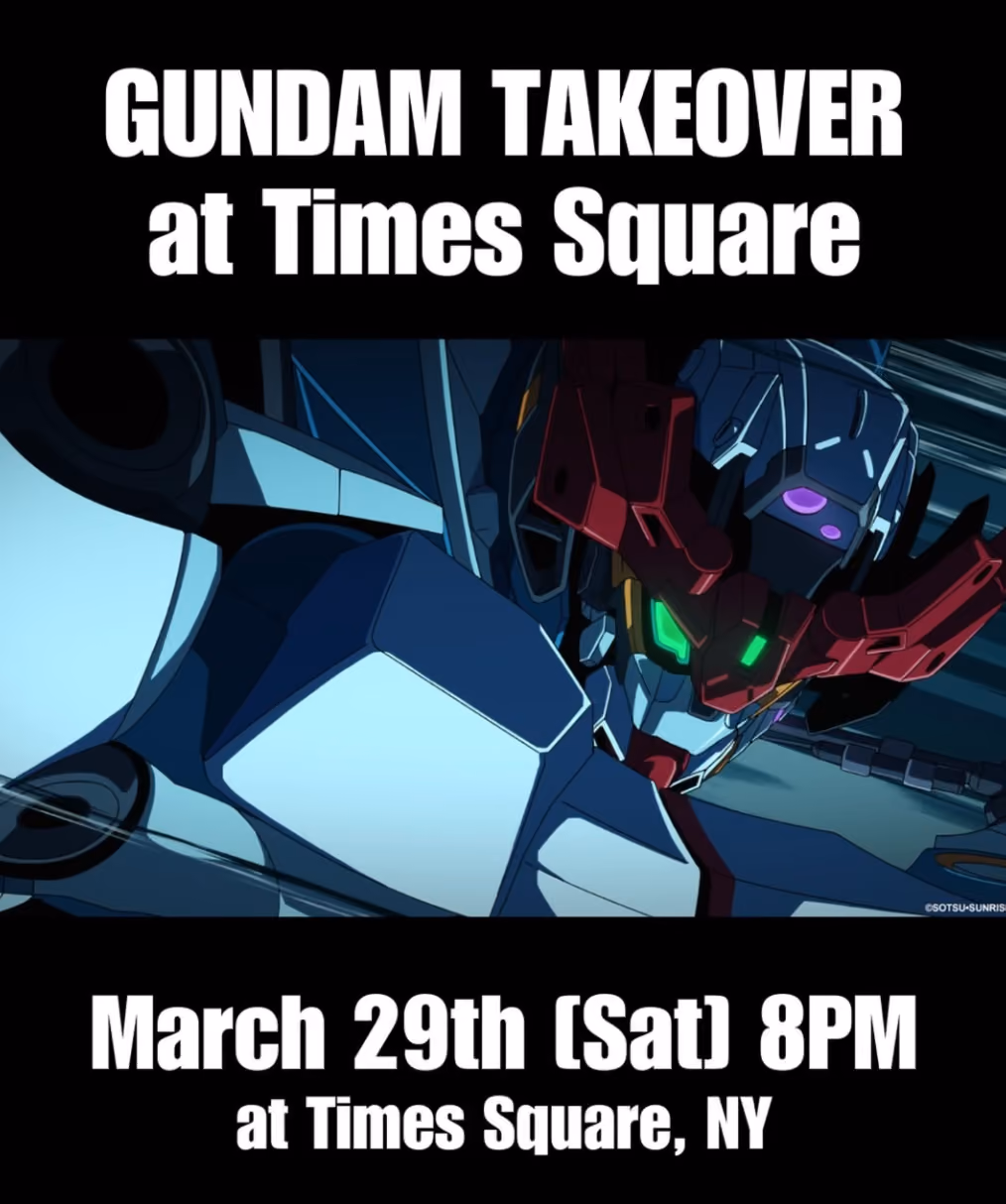 Gundam Pop-Up Showroom in Times Square