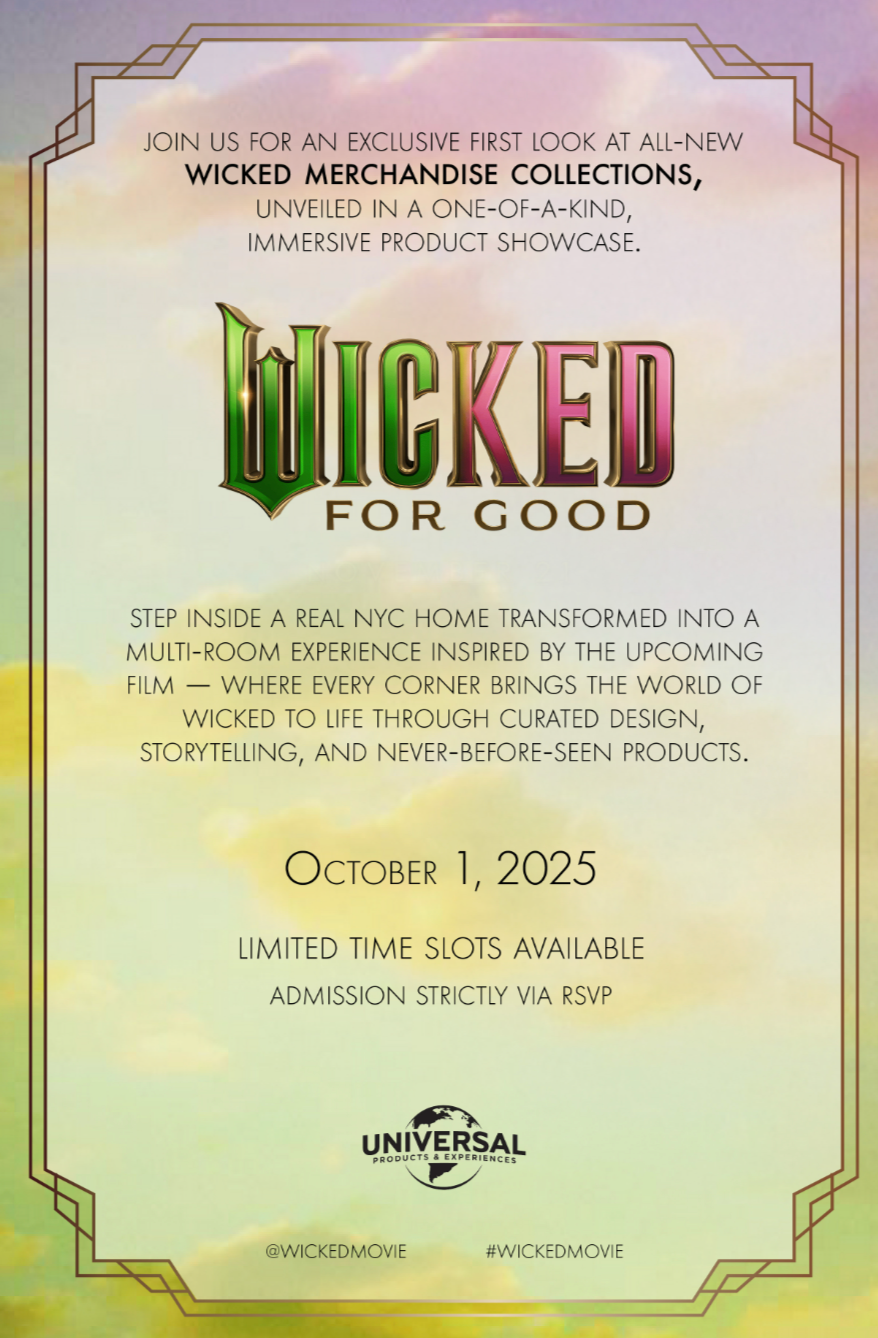 Wicked: For Good NYC Immersive Showcase