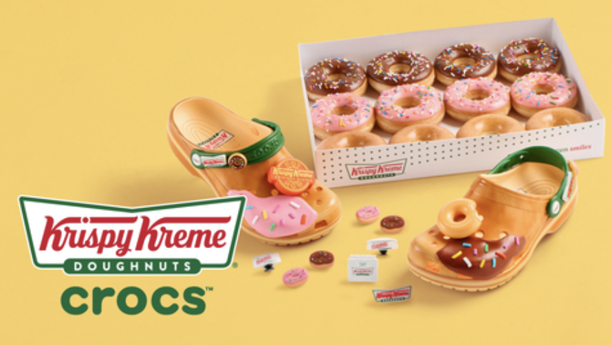 Krispy Kreme x Crocs Classic Clogs Free Doughnut