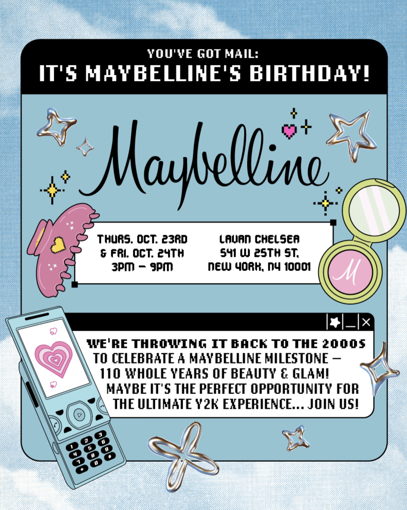 Maybelline Y2K Party Pop-Up