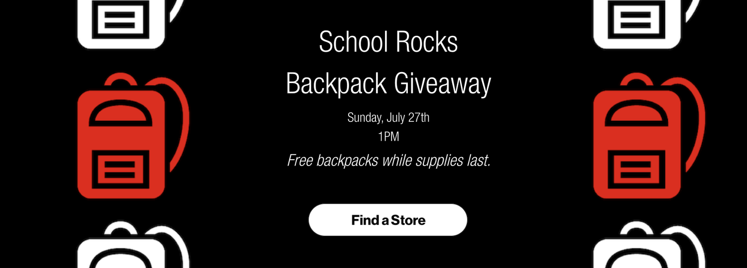 Verizon School Rocks Backpack Giveaway 2025