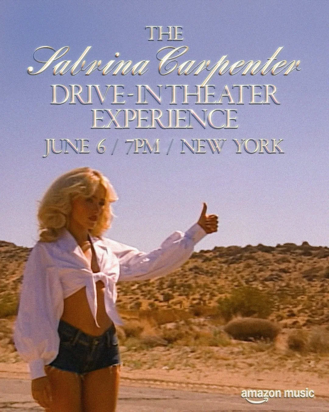 Sabrina Carpenter Upstate Drive-In Theatre Experience