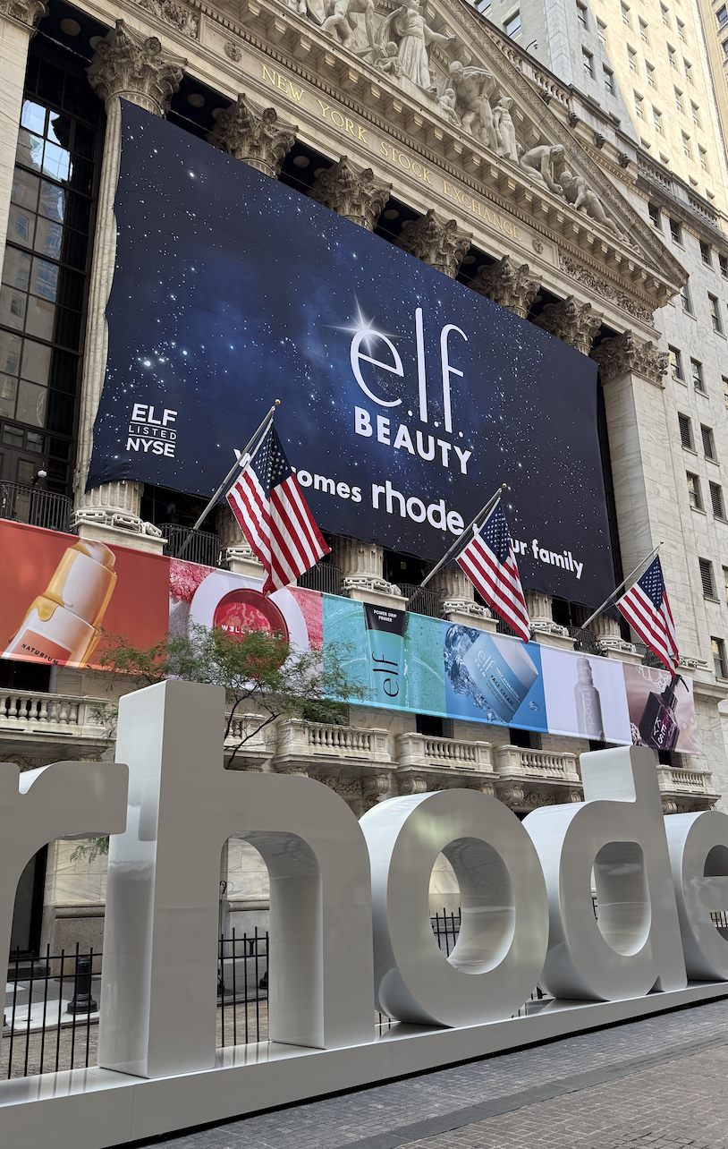 E.L.F. Cosmetics Rhode NYSE POp-UP