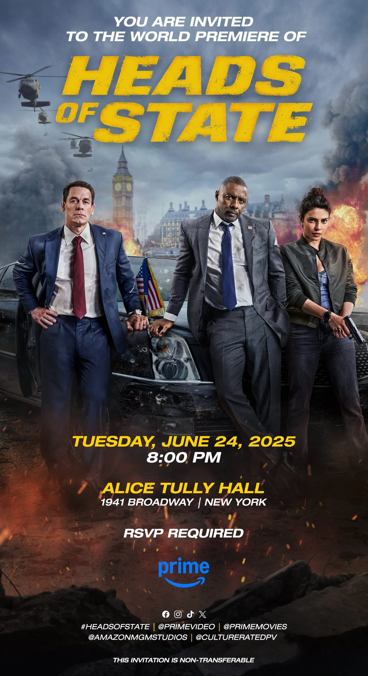 Heads of State Red Carpet Premiere