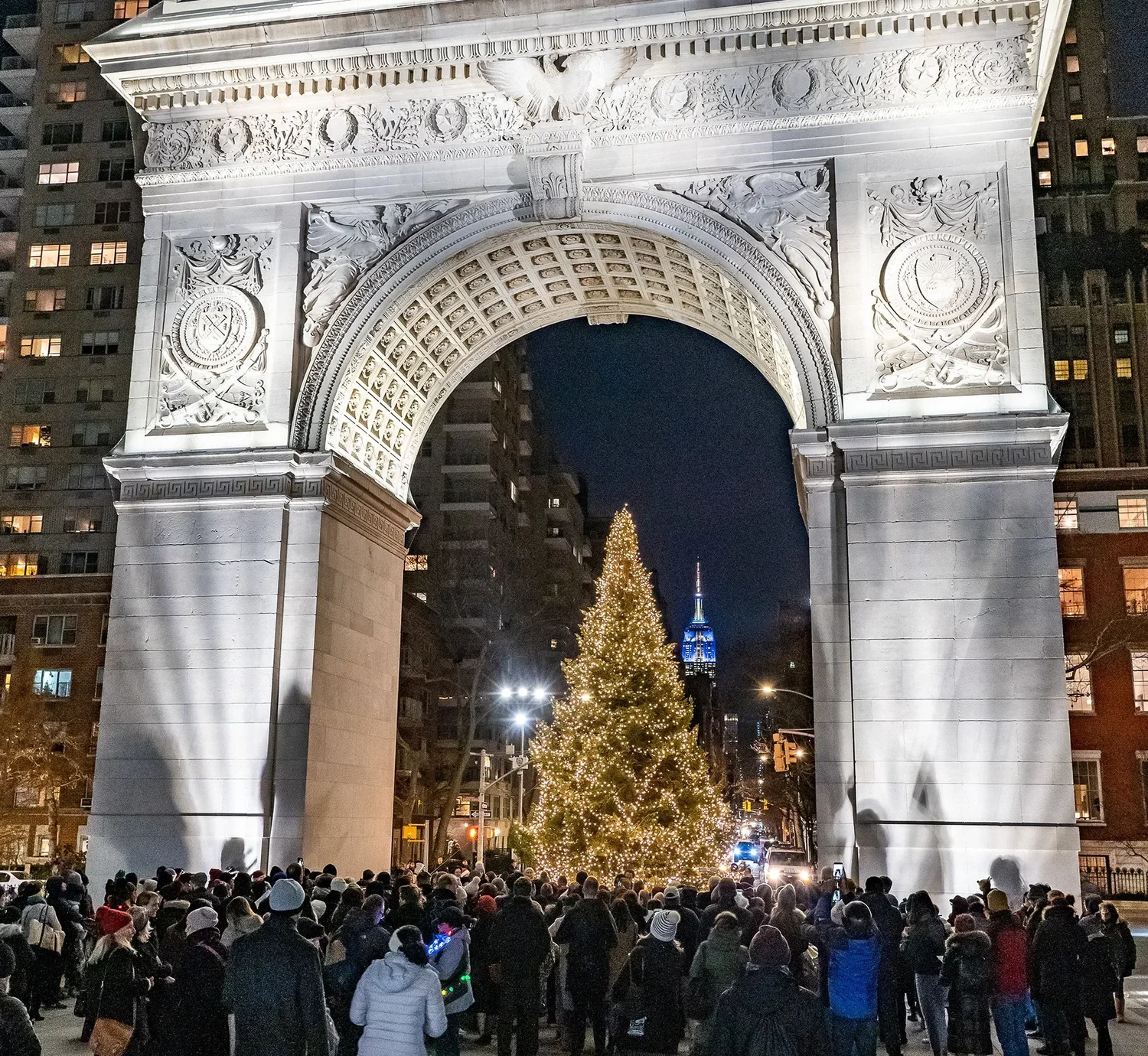 Washington Square Park Christmas Tree