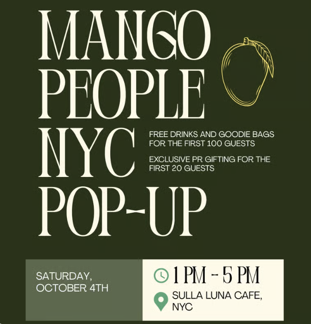 Mango People NYC Pop-Up