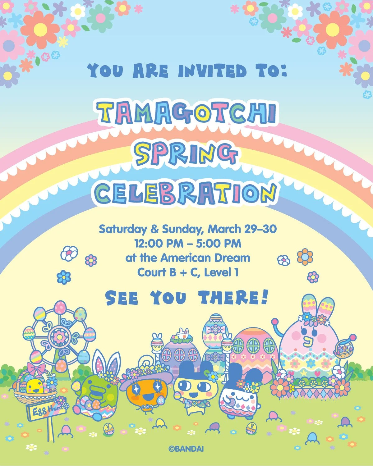 Tamagotchi Spring Celebration at American Dream