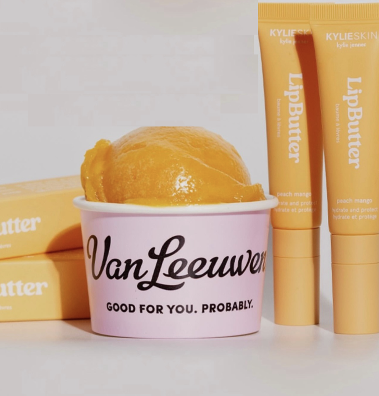 Kylie Cosmetics x Van Leeuwen Peach Mango