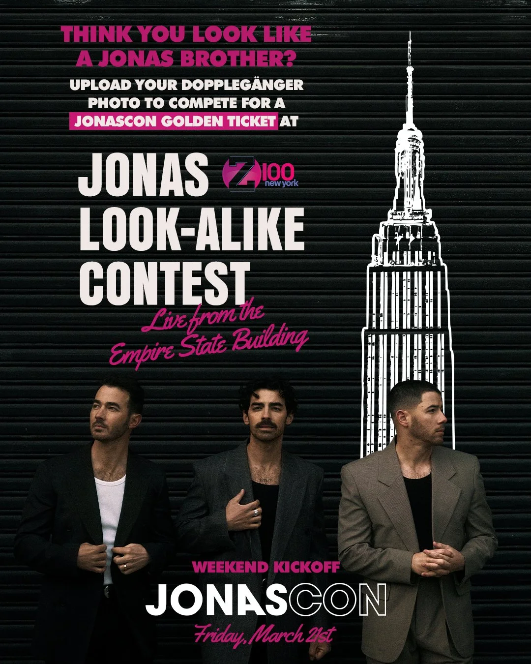 Z100 Jonas Brothers Look Alike Contest