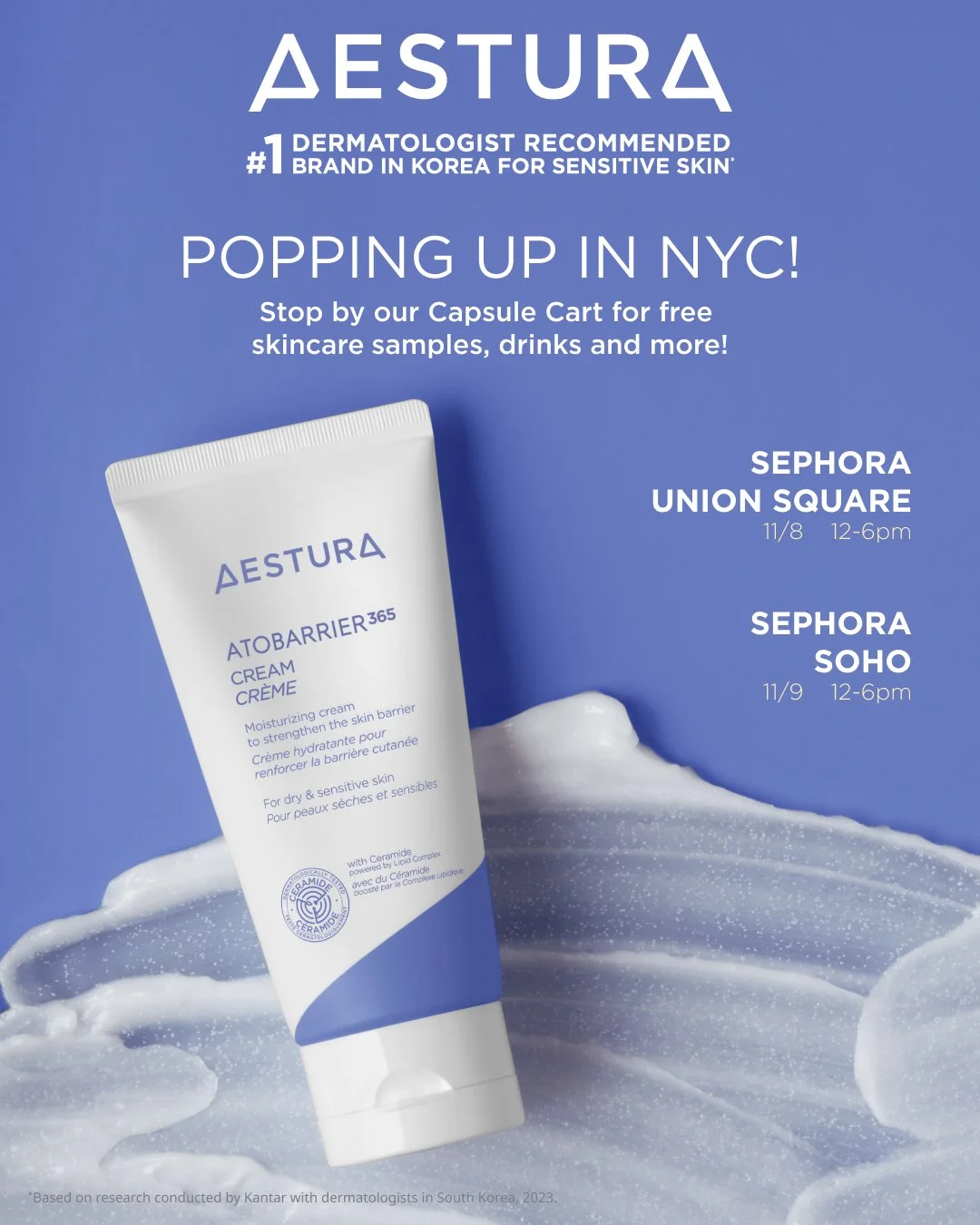 AESTURA Capsule Cart Pop-Up