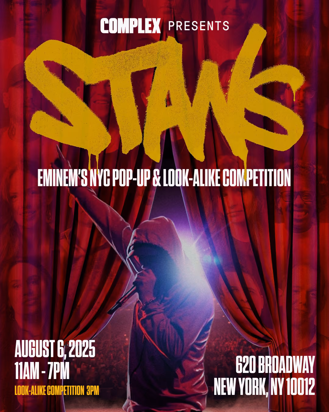 Eminem's 'STANS' NYC Pop-Up and Look-Alike Competition