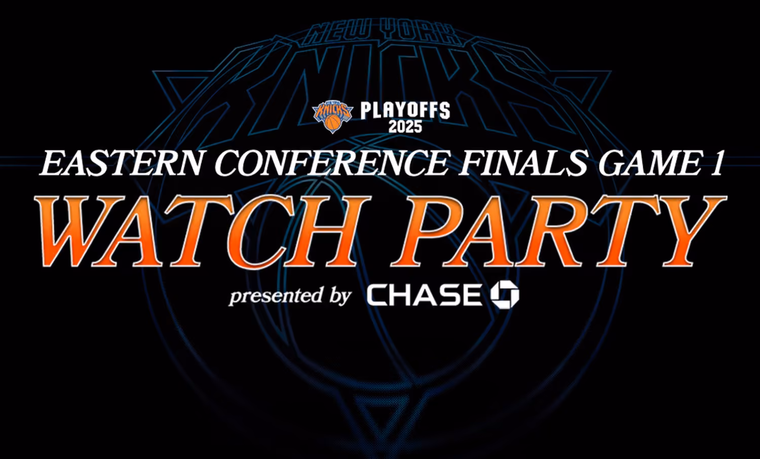 Knicks Watch Party (Round 3 Game 1)
