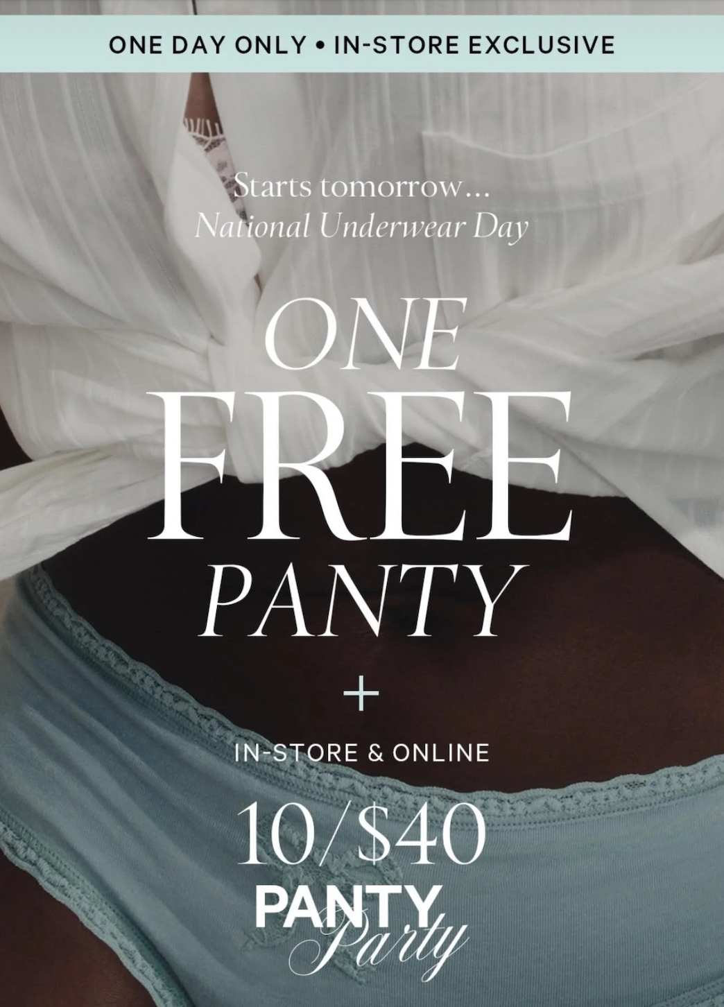 Victoria's Secret National Underwear Day 2025