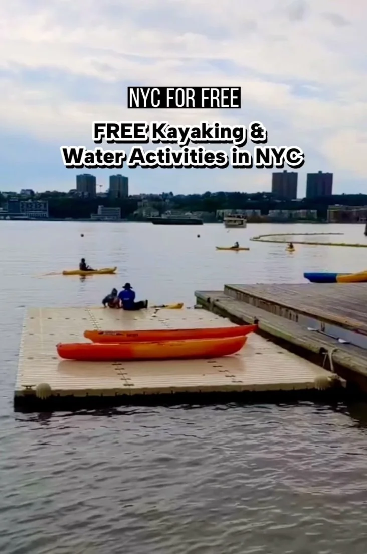 Free Kayaking & water Activities in NYC