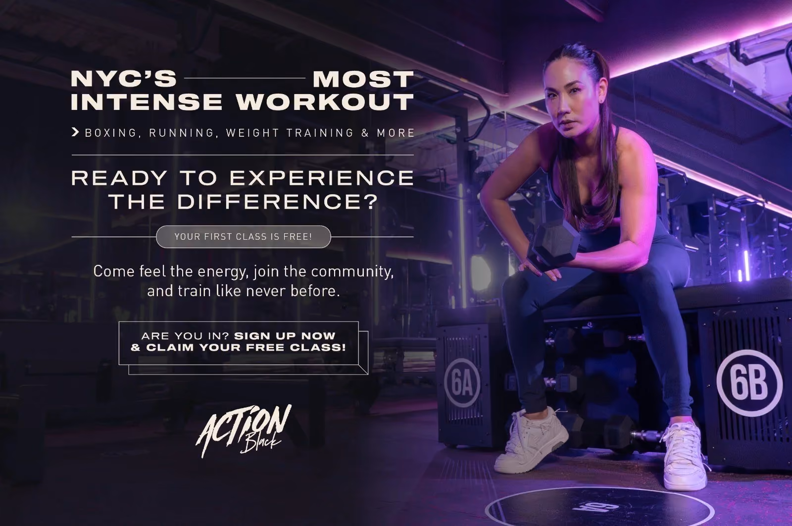 Action Black Free Workout