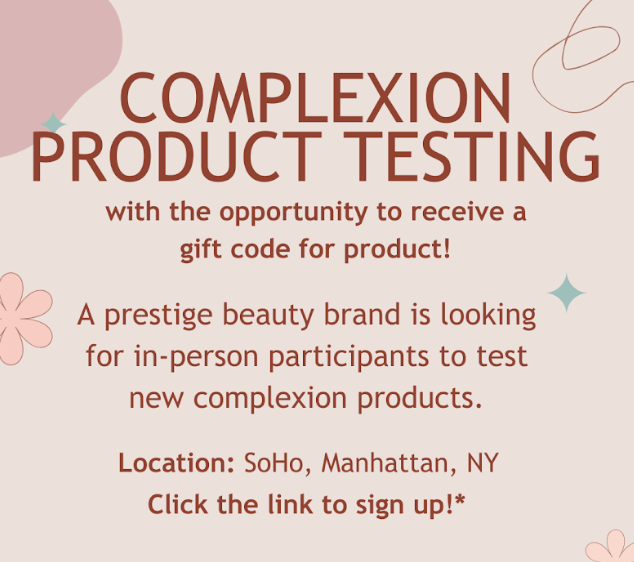 Complexion Product Testing