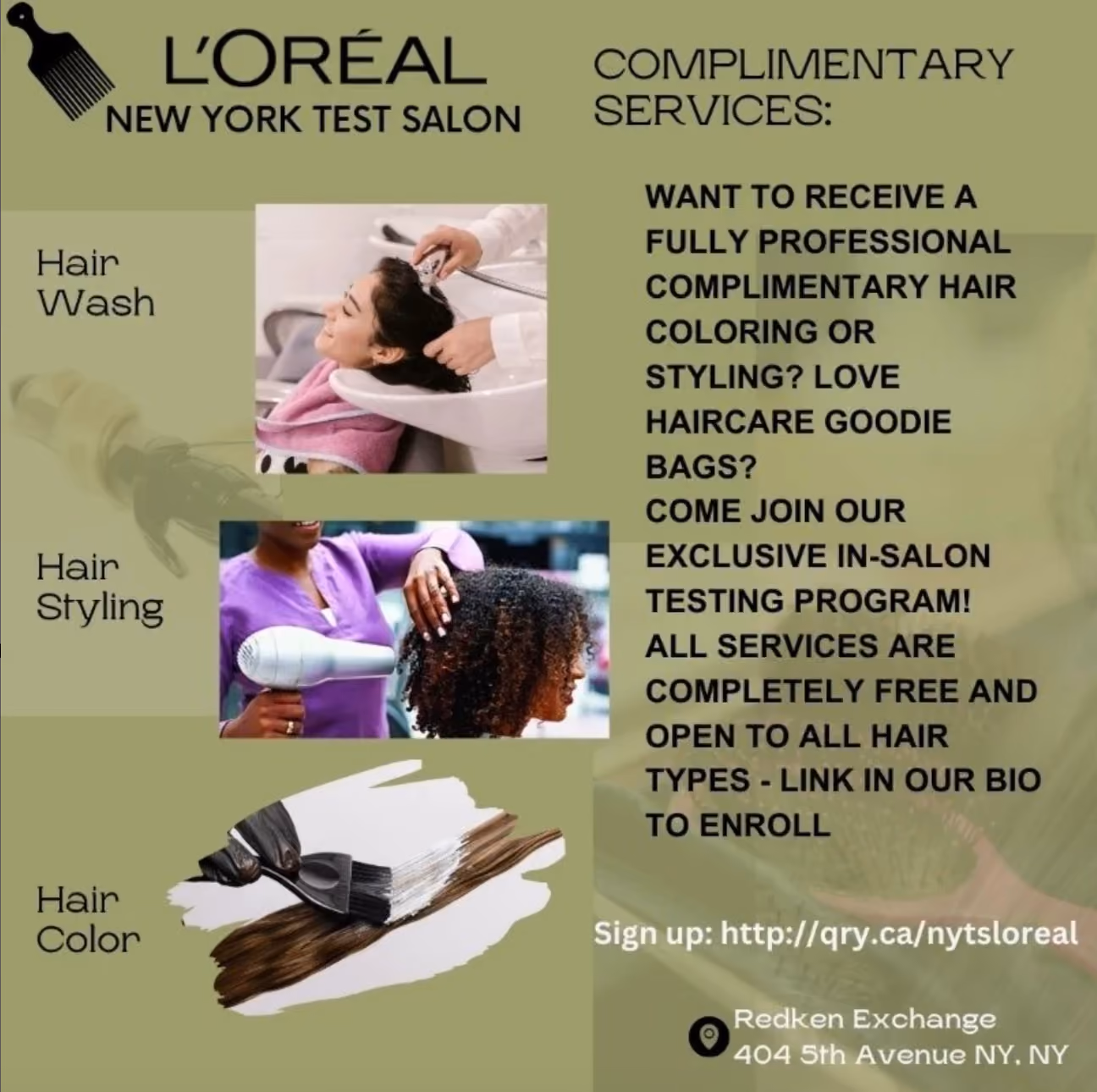 L’Oreal Test Salon