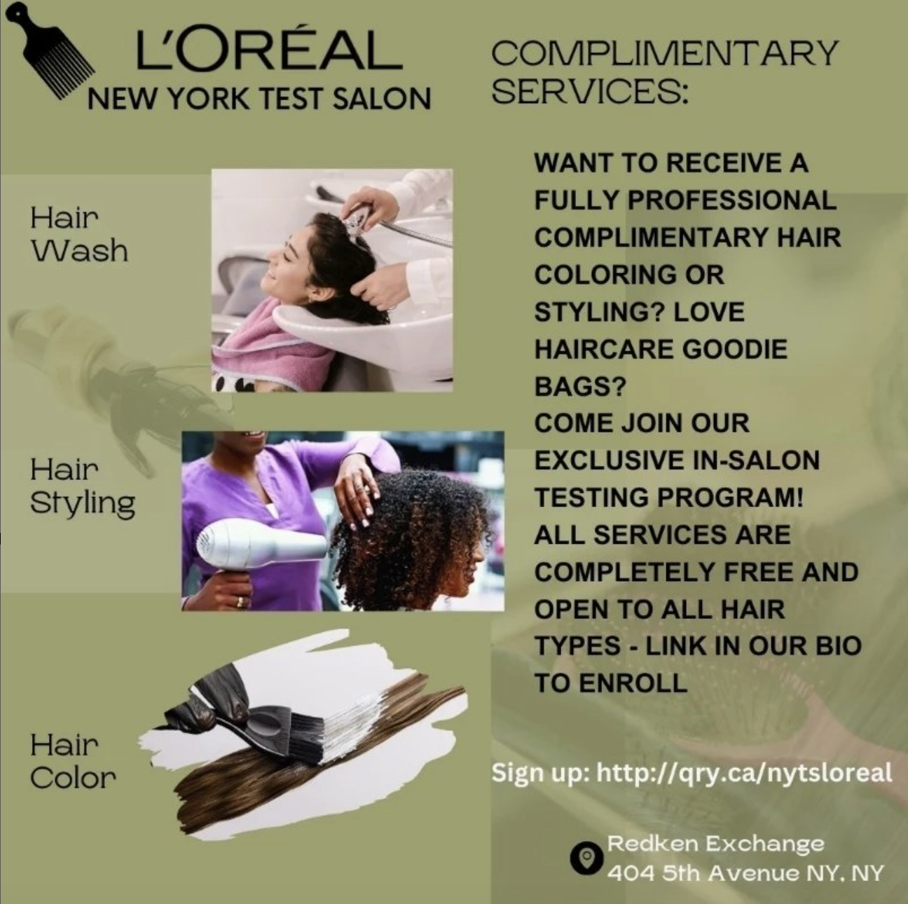 L’Oreal Test Salon